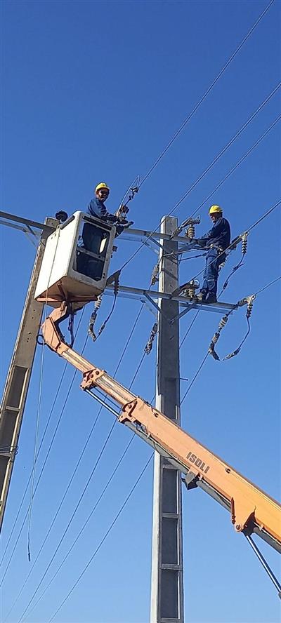 تعمیرات گسترده شبكه فشار ضعیف َشهرستان آبدانان